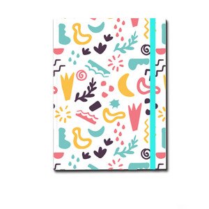 PaperClub Matrix Patterns Printed Designer Hard Bound Ruled (192 Pages) Personal and Office Notebooks & Diary A5 | 53331 Just in 195 Rs.