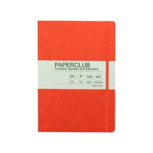 PaperClub Classic Series Notebook, A4-53313 | Ruled | Assorted Color, Board Cover, Natural White Paper, Fashionable Design