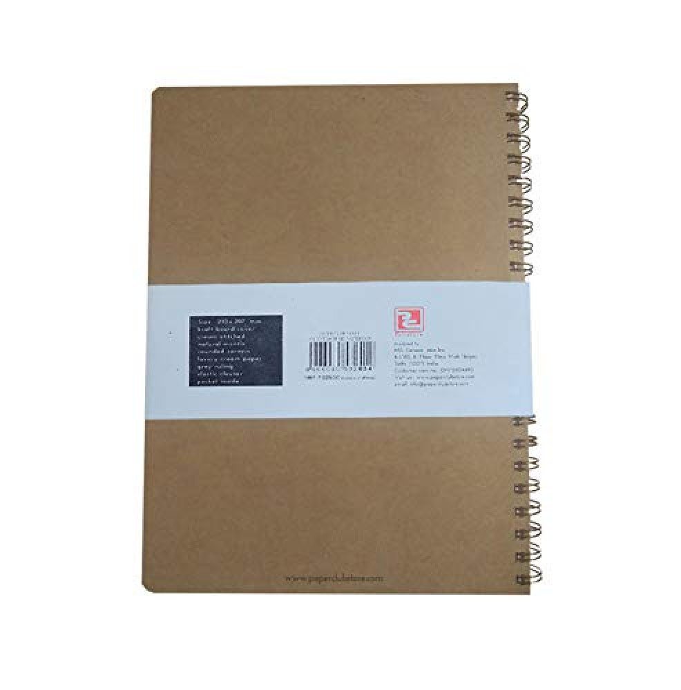 PaperClub WB-Ruled 100-GSM NoteBook-4-Sub(A4,180 pages)