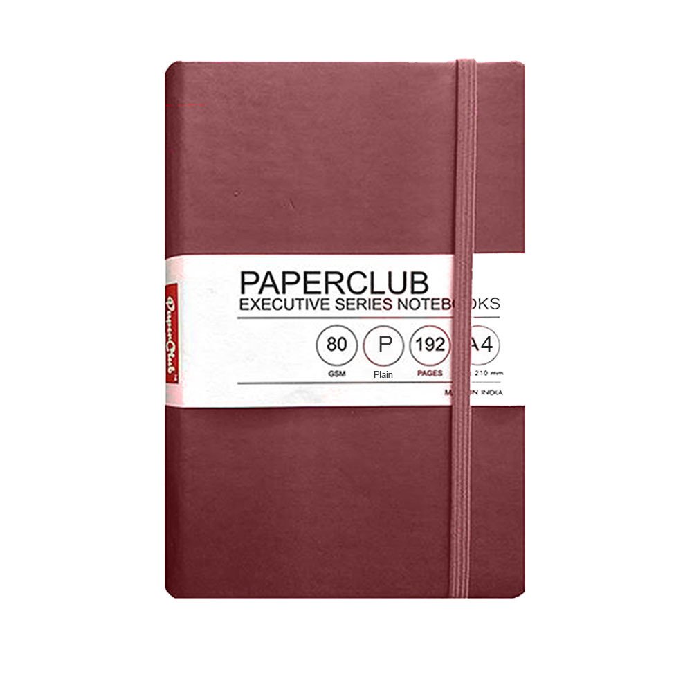 PaperClub Executive NoteBook | 53402 | A4 -192 PAGES | RULED And Plain | Executive Notebooks | Executive Diary for Daily Use| Non Dated Planner and Diary Just at 450Rs.