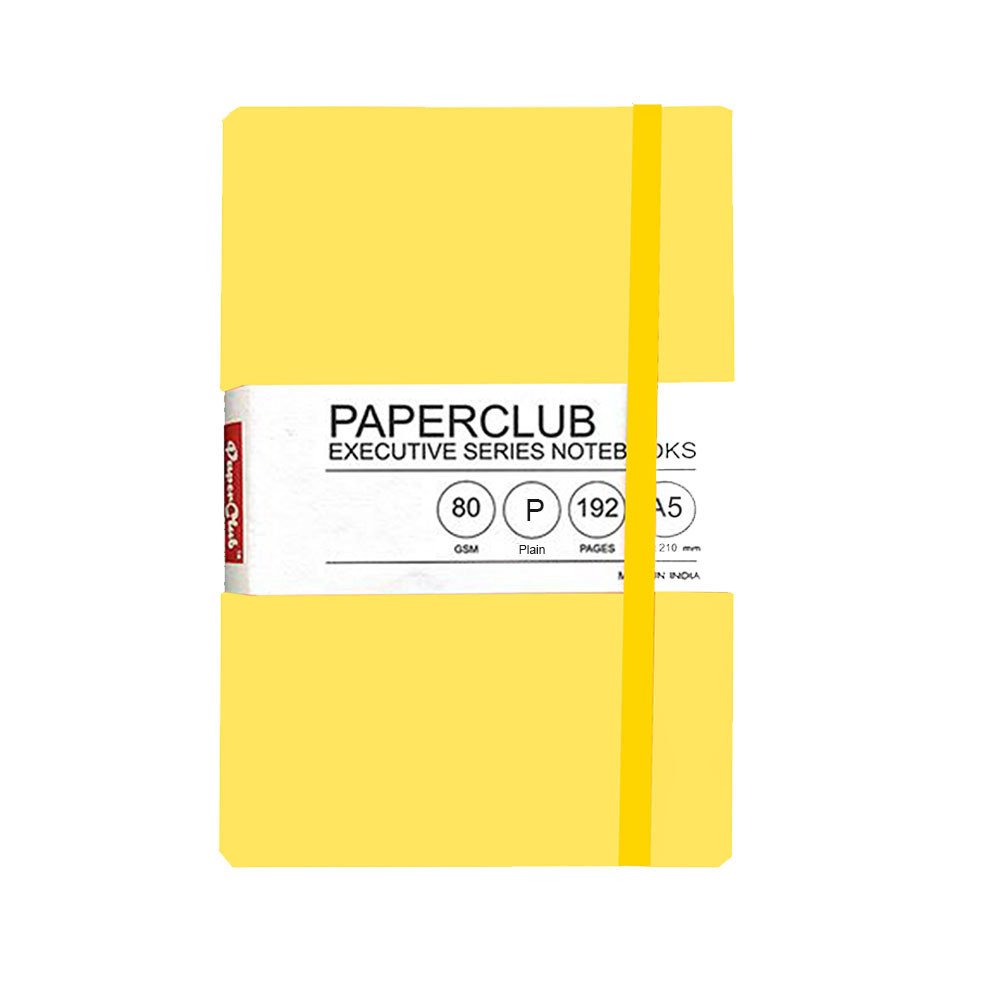 PaperClub Executive NoteBook | 53401 | A5 -192 PAGES | RULED And Plain | Executive Notebooks | Executive Diary for Daily Use| Non Dated Planner and Diary Just at 300Rs.